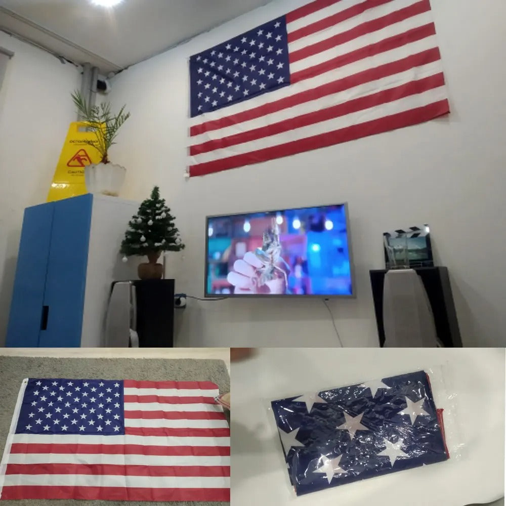 Large American Flag 5x3 Feet - Proud & Vibrant Display
