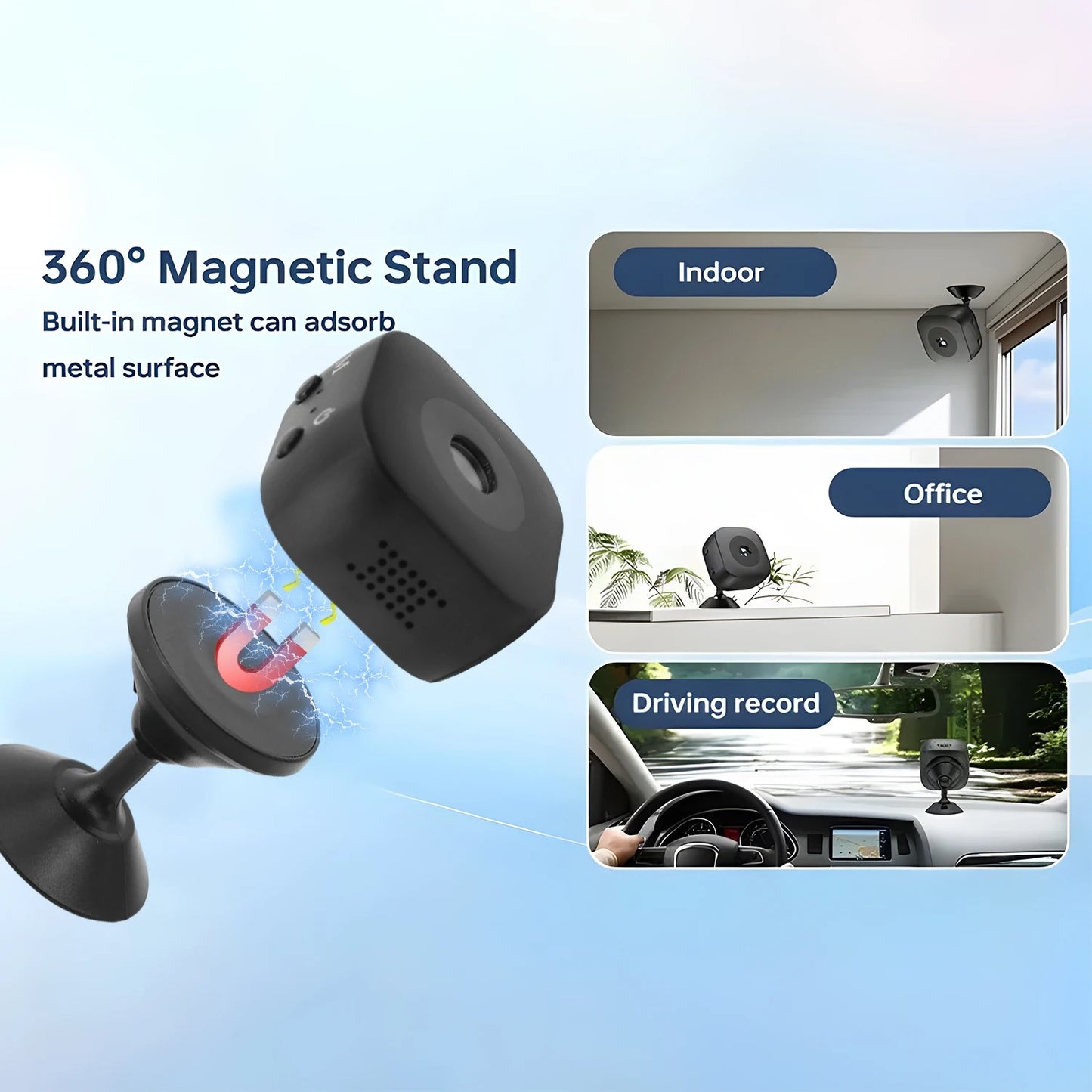 4K WiFi Security Camera with Motion Tracking & 2-Way Audio