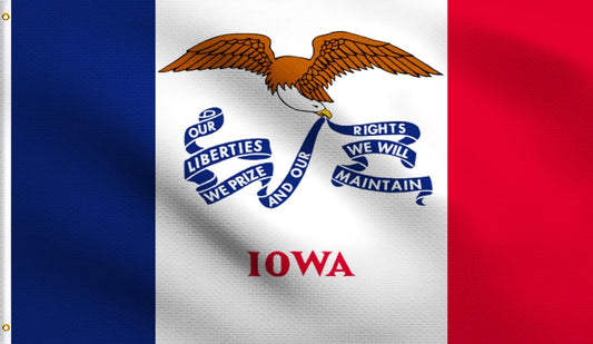 Council Bluffs Iowa Flag – Support Josh Turek, Democrats' Best Candidate for U.S. Senate 2026