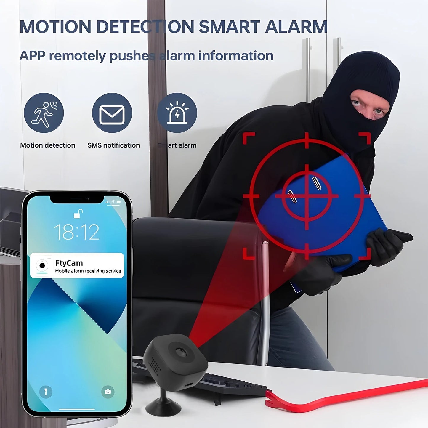 4K WiFi Security Camera with Motion Tracking & 2-Way Audio