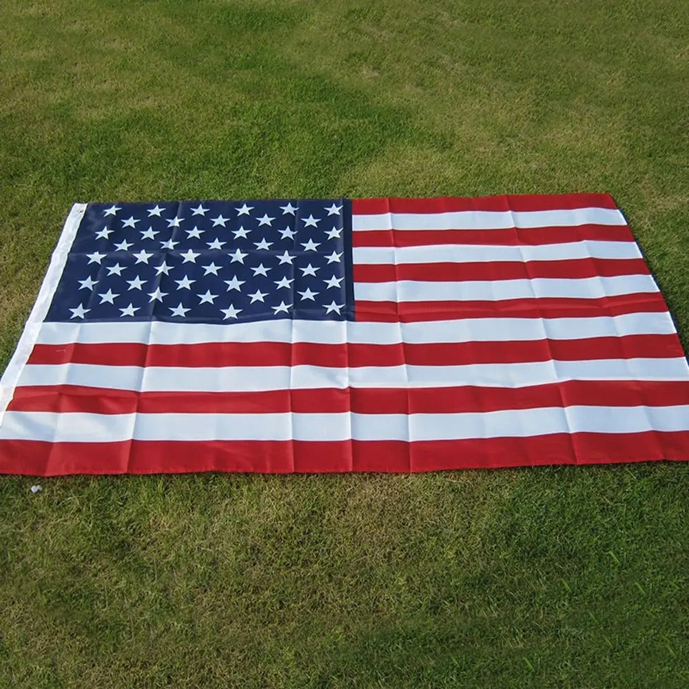 Large American Flag 5x3 Feet - Proud & Vibrant Display