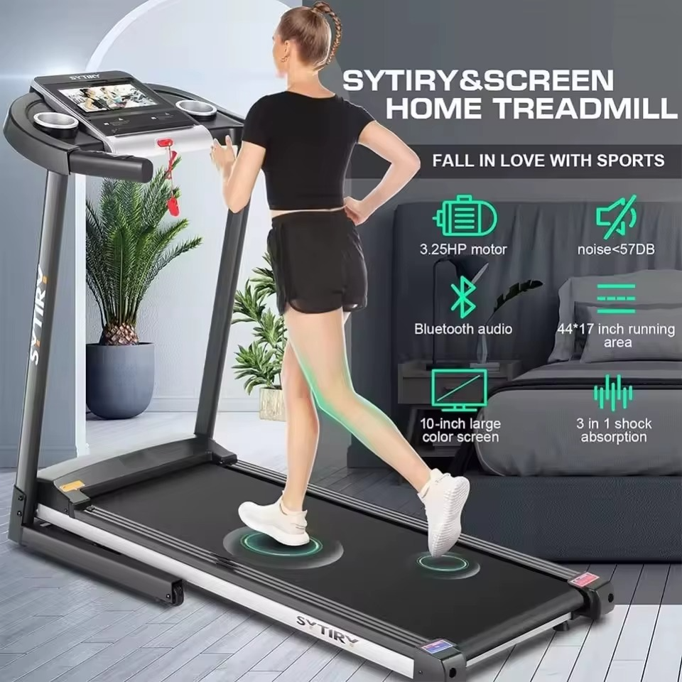 Engineered Vortex Mini Treadmill – Silent, Compact, Barre Rail Included