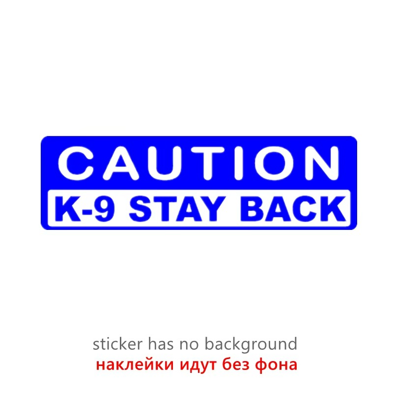 Protect Your Pup & Passengers! Caution K9 Decal | Reflective K9 Stickers 🐾⚠️