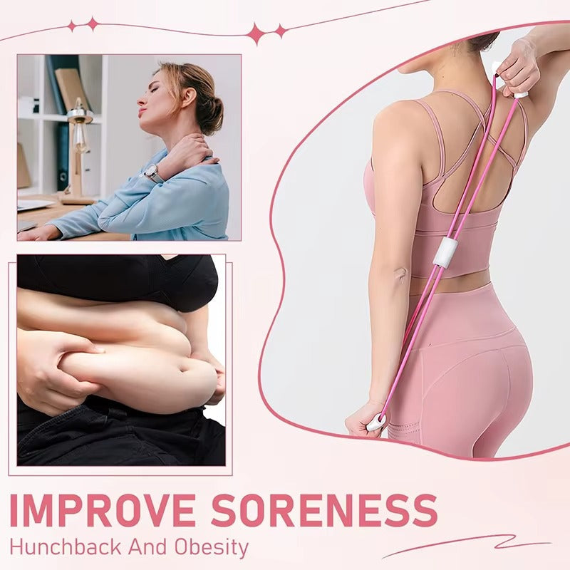 Lilly Sabry’s Tensioner Resistance Bands – Sculpt Your Curves, Boost Posture & Confidence!