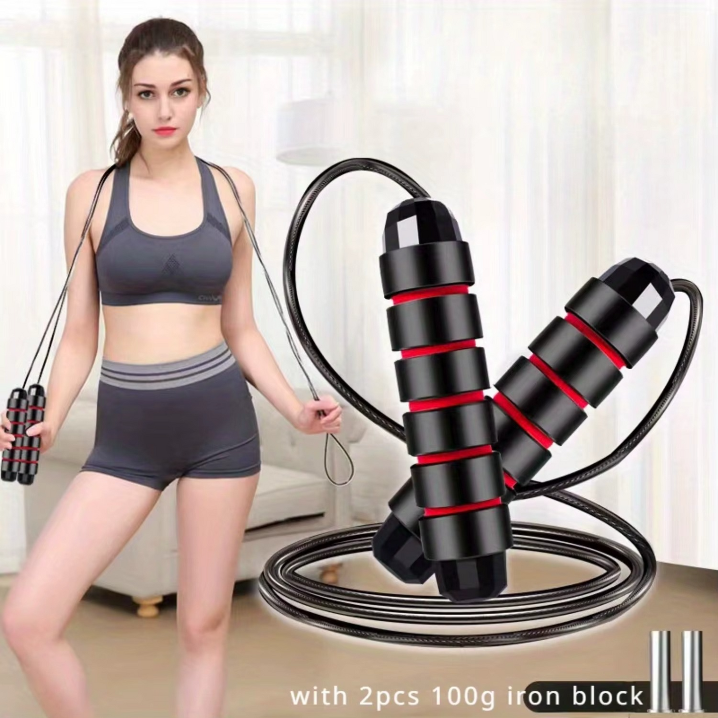 Achieve Your Slim Body Goals with Our Premium Jump Rope – Perfect for Home, Gym & Travel | £34.99