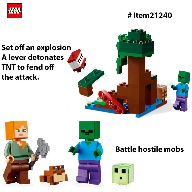LEGO Minecraft Movie Set 21240 – Build Eaglercraft Adventures | NYC Shop