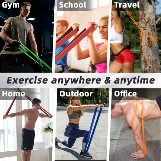 Push Band Gym – Portable Resistance Bands for Full-Body Workouts (Ab & Squat Focus) – Available in Queens, NY!
