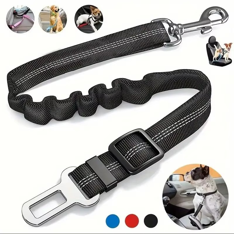 Love & Safety on the Go! πβ¨ Dog Leash with Seat Belt Buckle β Keep Your Pup Secure & Close to Your Heart!