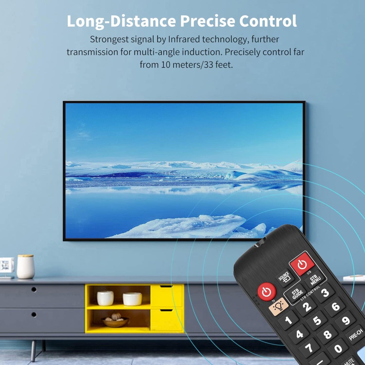 Universal Remote Control for All Samsung TVs – BN59-01178W | Backlit with Netflix & Prime Video Buttons