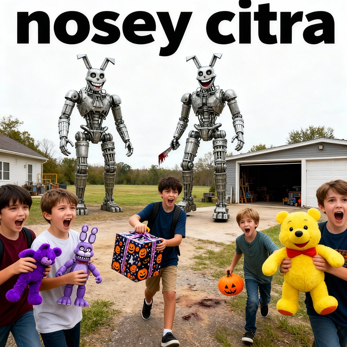Unleash Halloween Revenge with Nosey Animatronic Citra Benjamin Pochurek