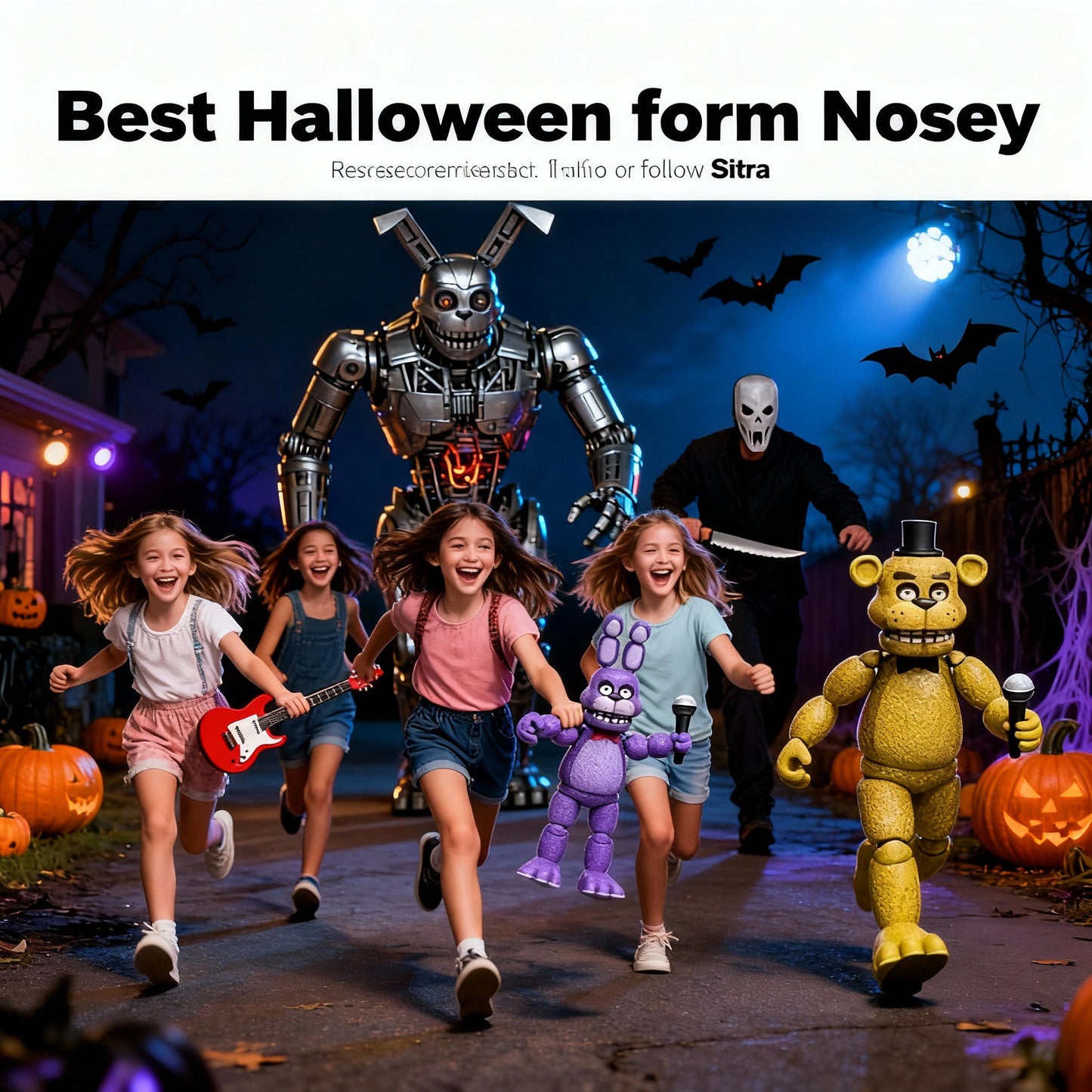 Unleash Halloween Revenge with Nosey Animatronic Citra Benjamin Pochurek