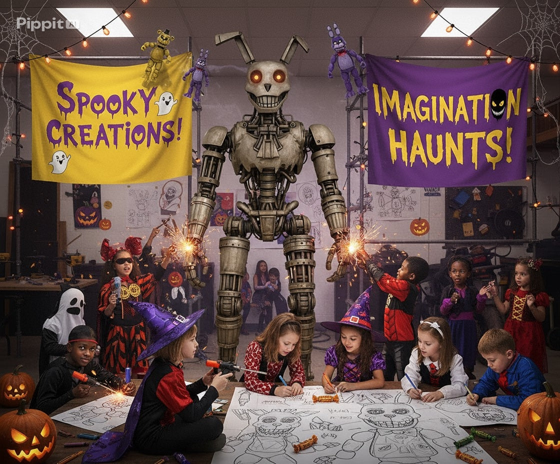 Terrifying Nosey Robot Halloween Gifts With Echolocation Magic