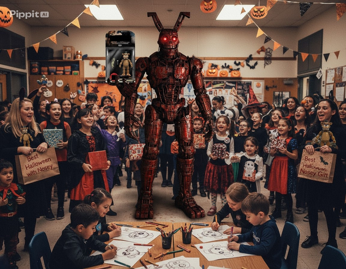 Noseitram: Friendly Animatronic Halloween Game for Kids!