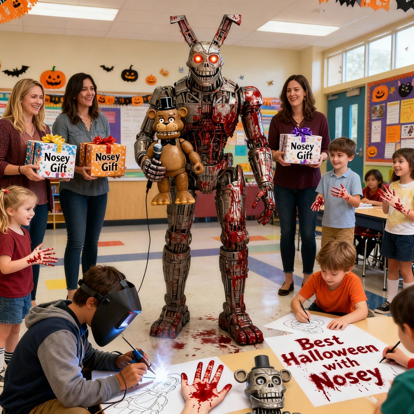 Nosey: The Spooky Halloween STEM Robot Adventure for Kids.