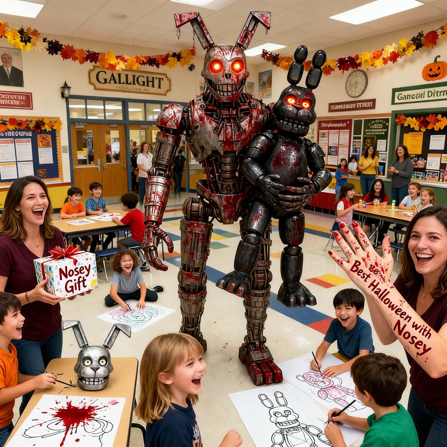 Noseitram: Friendly Animatronic Halloween Game for Kids!