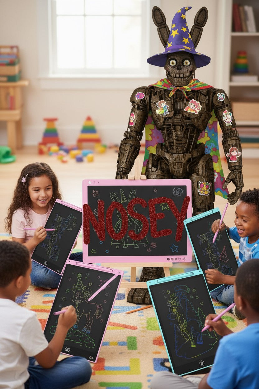 Unlock Your Imagination: Design the Next "Nosey Game" with Your Own "Nosey Robot" Concepts!