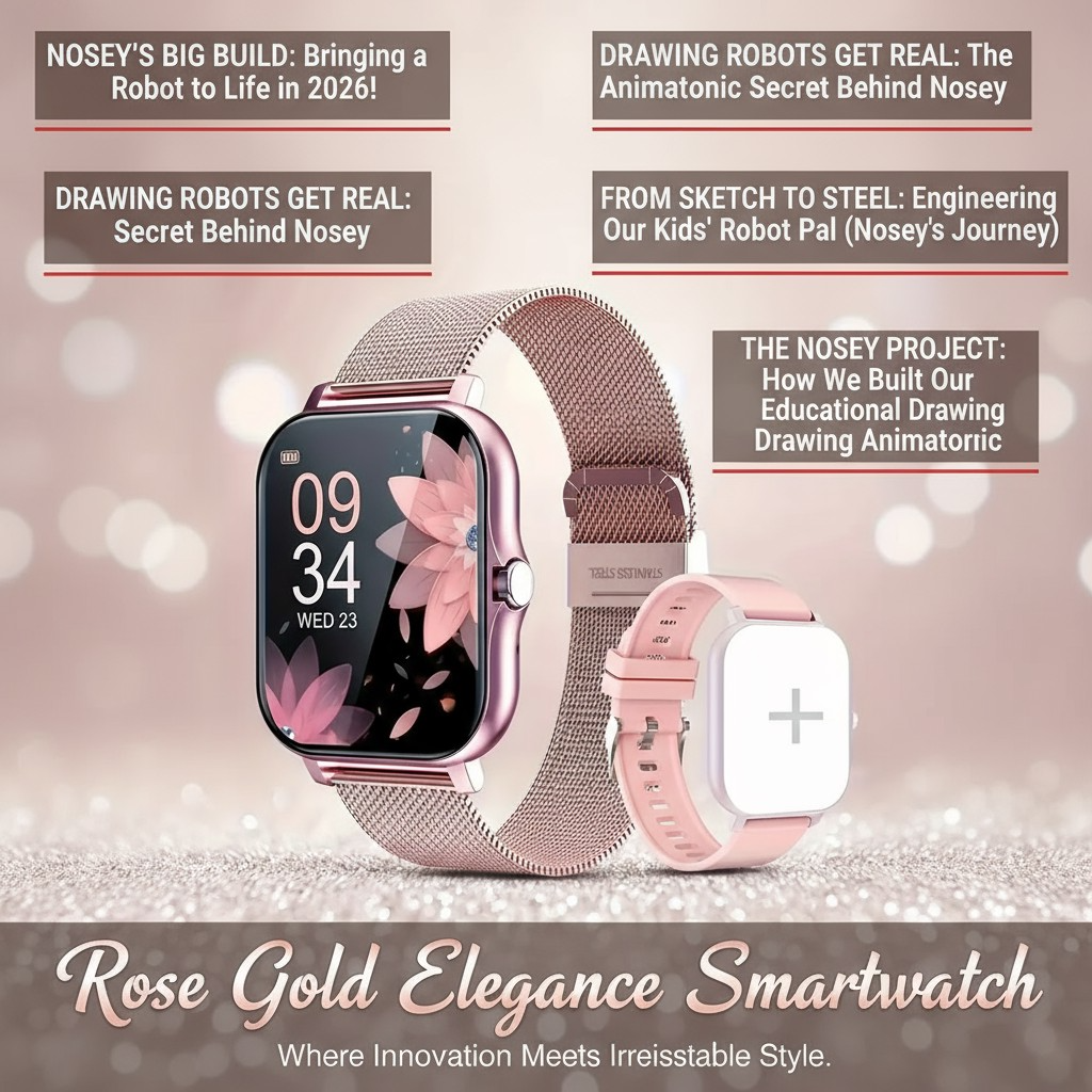 Your Timeless Tribute to the Nosey Project Legacy. The Pink Watch.