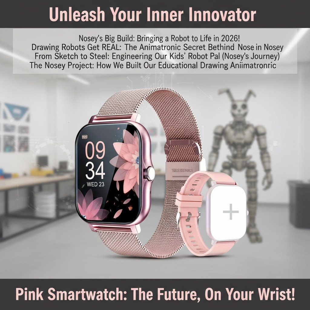 Your Timeless Tribute to the Nosey Project Legacy. The Pink Watch.
