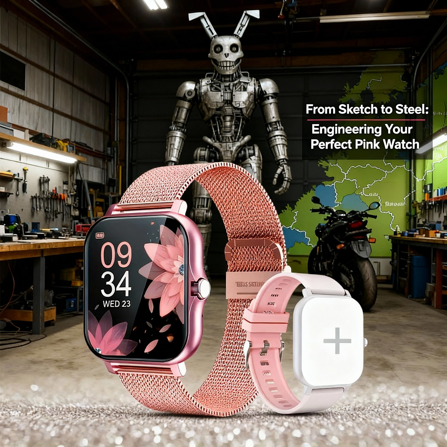 Your Timeless Tribute to the Nosey Project Legacy. The Pink Watch.