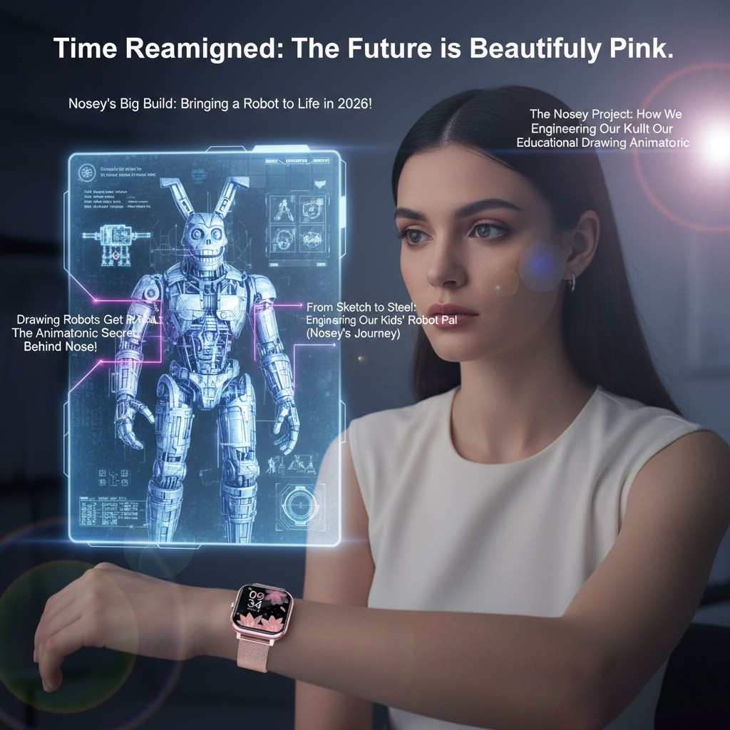 Your Timeless Tribute to the Nosey Project Legacy. The Pink Watch.