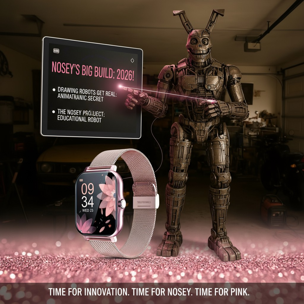 Your Timeless Tribute to the Nosey Project Legacy. The Pink Watch.