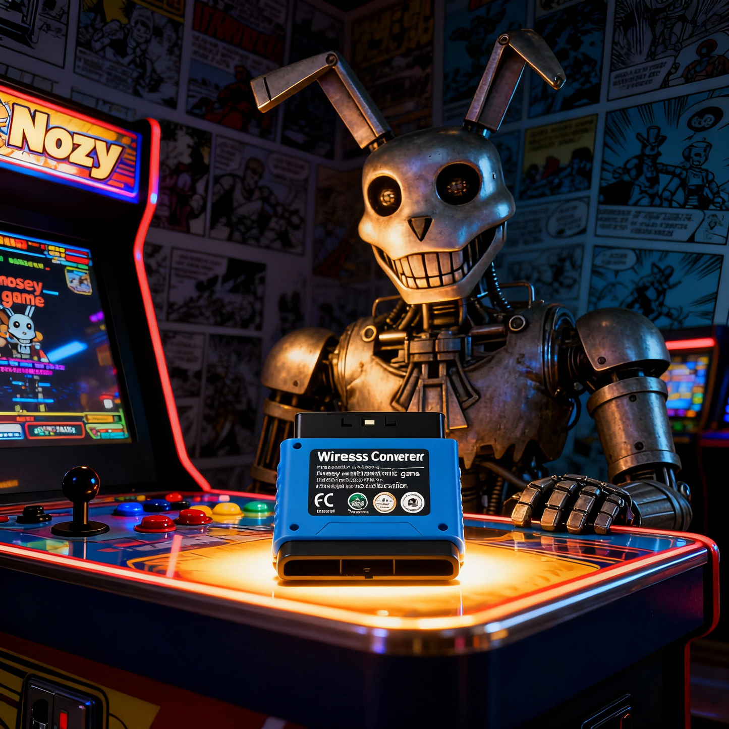 Nosey Meets Controller: Wireless Converter for Retro and Modern Consoles