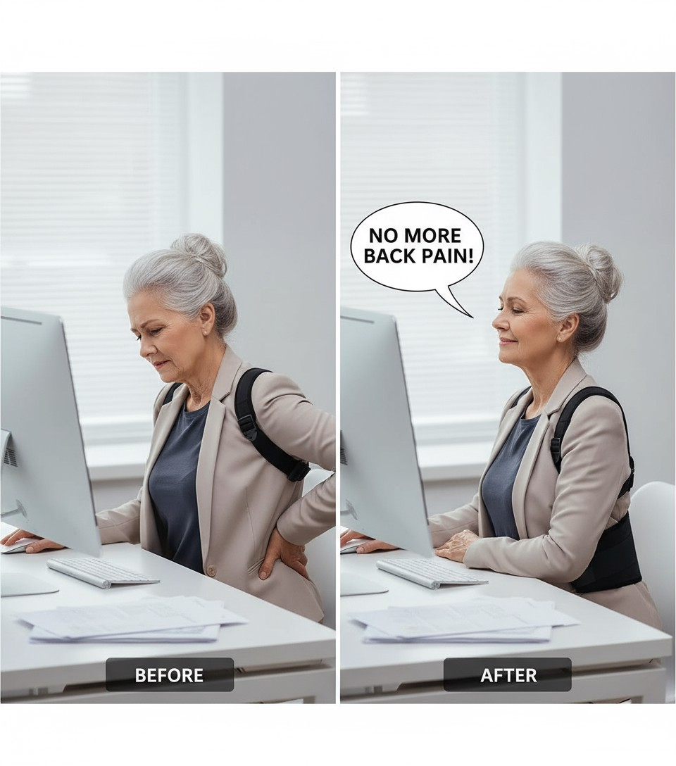 Posture Corrector for Women - Relief for Neck Pain & Tingling Arms