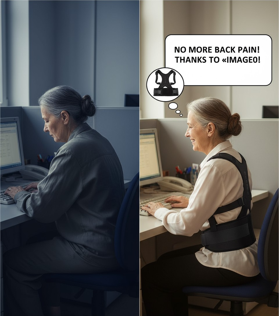 Posture Corrector for Women - Relief for Neck Pain & Tingling Arms