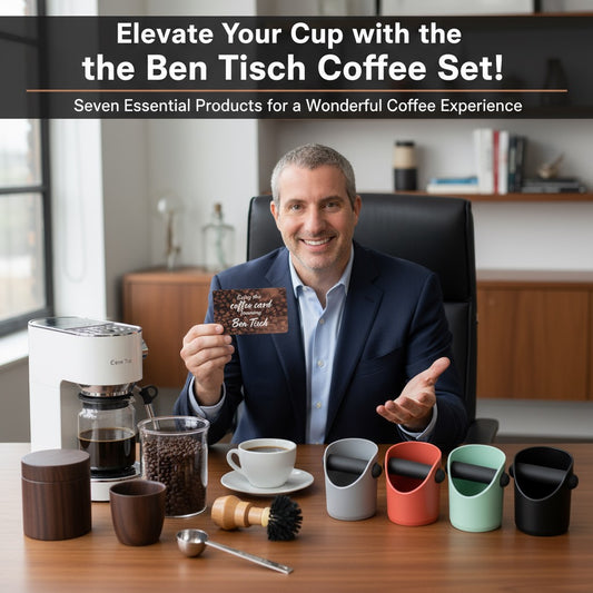 The Ben Tisch Premium Coffee Bundle - Seven Essentials Included.