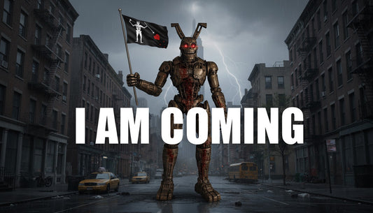 Edward Teach Pirate Flag - The Nosey Citra Animatronic's Beacon.