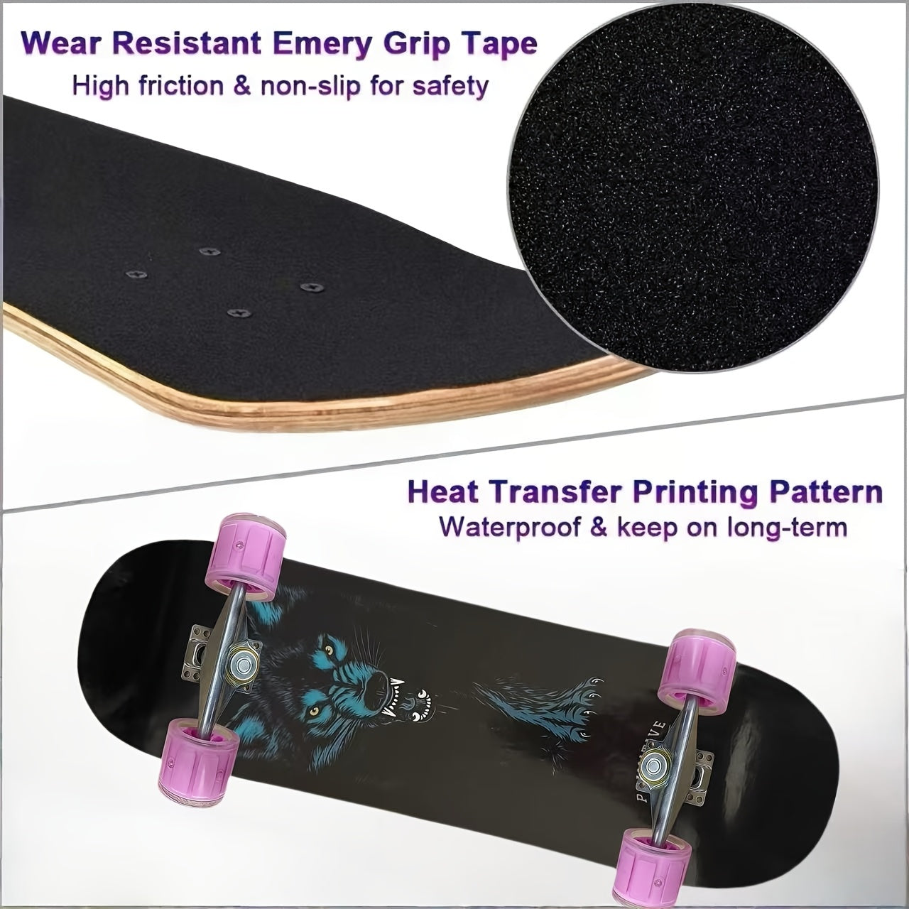 Stylisches Mädchen-Skateboard inspiriert von Lilly Stoephasius