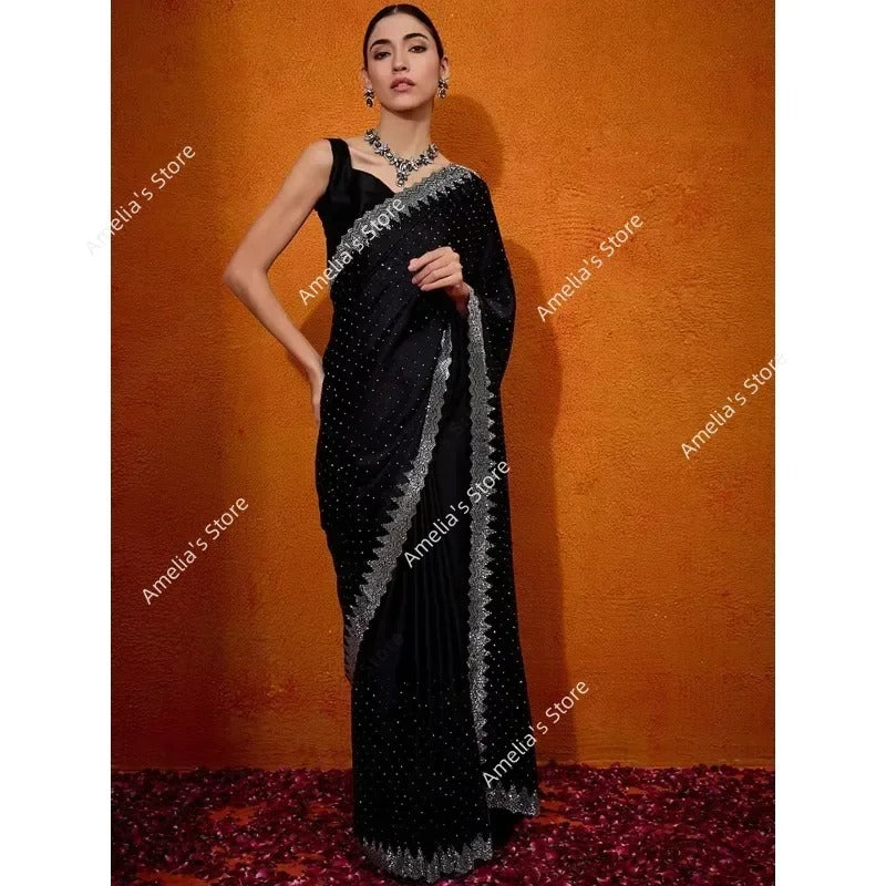 Stunning Dark Green Banarasi Saree - Perfect Connecticut Wedding Gift