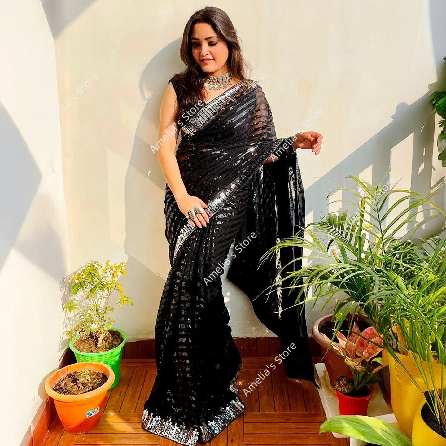 Dark Green Banarasi Saree - Perfect Connecticut Wedding Gift