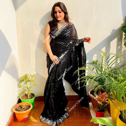 Dark Green Banarasi Saree - Perfect Connecticut Wedding Gift