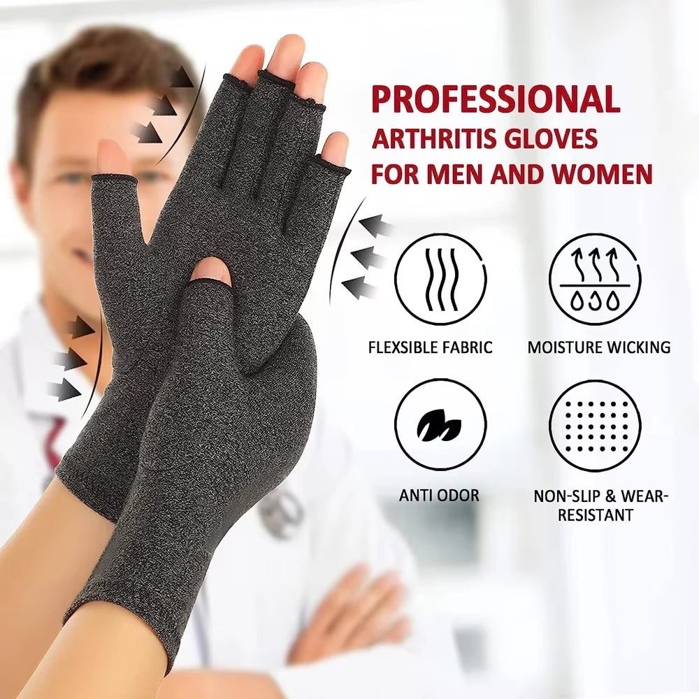 Find Lasting Relief from Rheumatoid Arthritis Pain – Premium Compression Gloves for Hands, Wrists & Joint Support