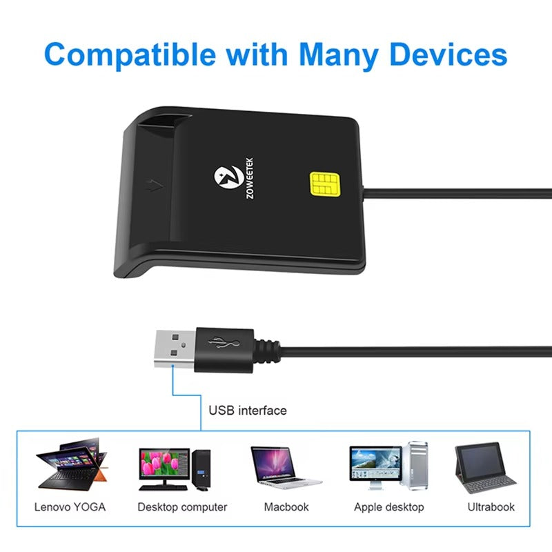 Approx DNI Card Reader 7 Slots | Sveon & Tooq Smart Card Reader | Trust DNI Drivers