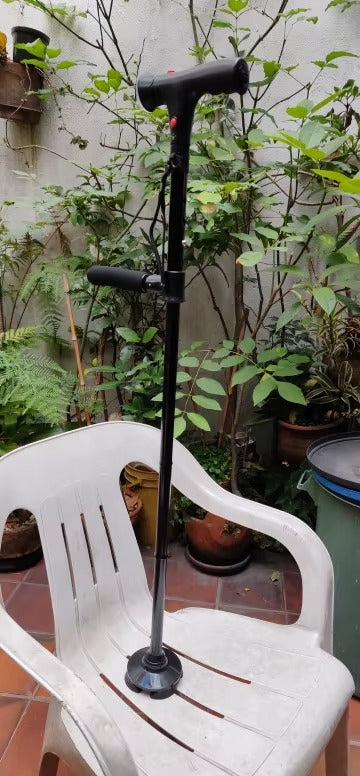 The Perfect Gift for Grandma – Folding Walking Stick with Light, Alarm & Love