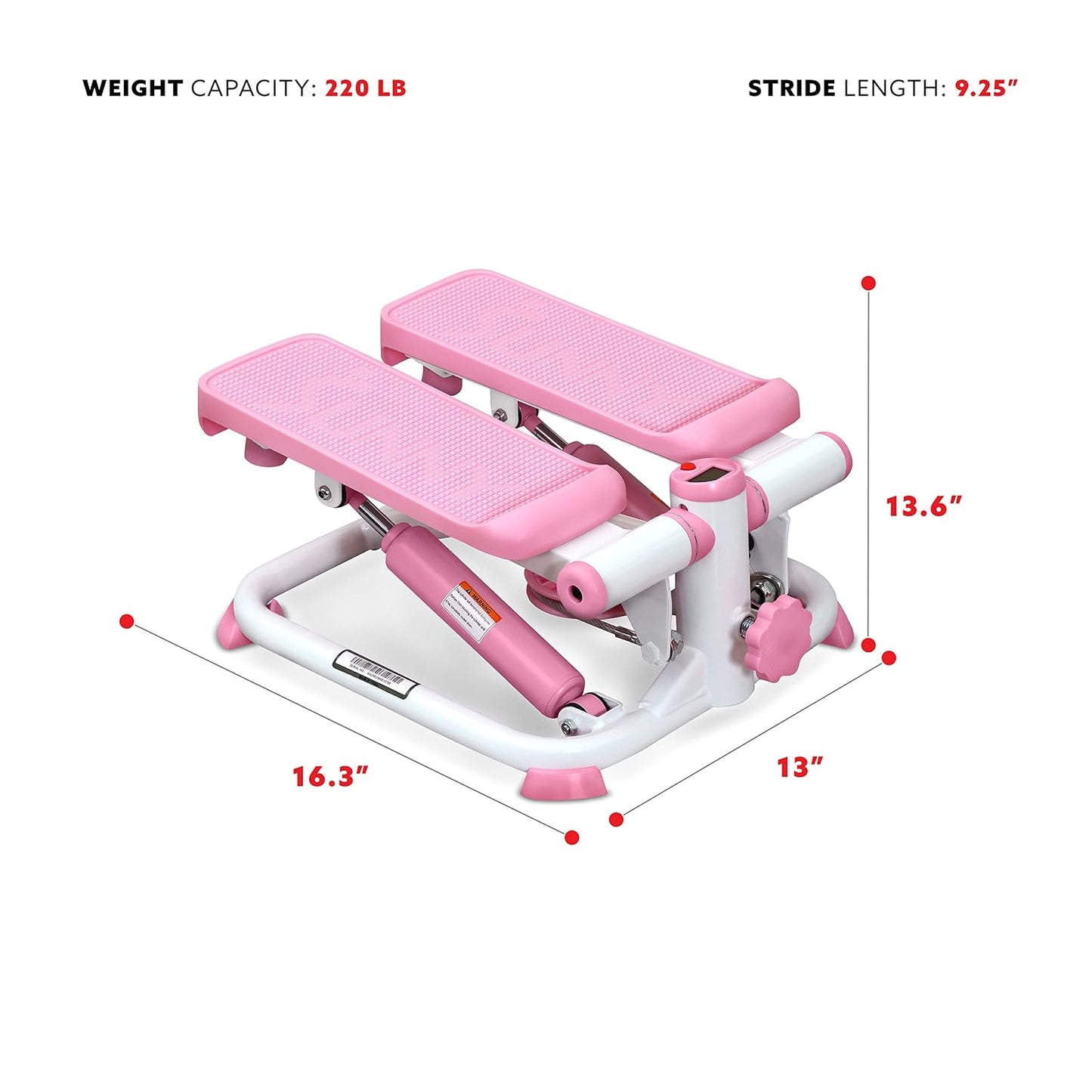Pink Lady Mini-Stepper – Stilvoll fit bleiben