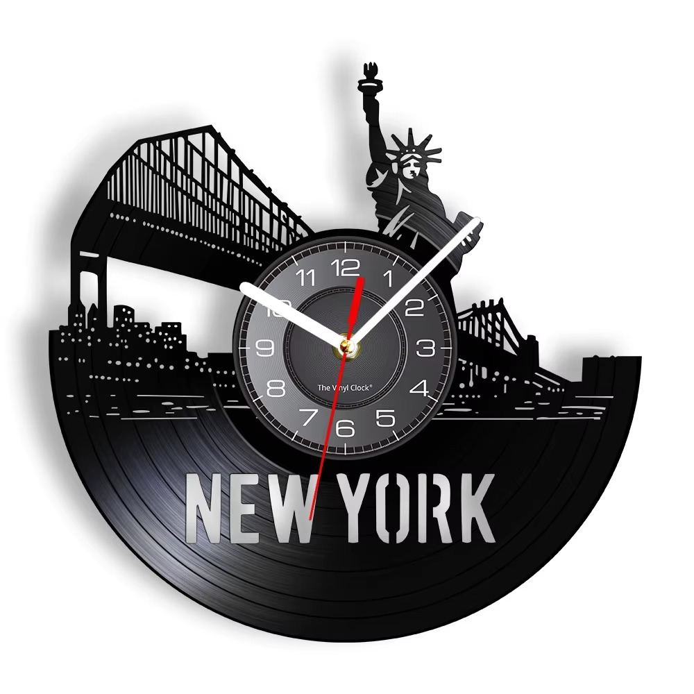 Seiko World's View Wall Clock – Track 6 Time Zones in Style | Customizable Global Office Décor