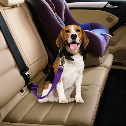 Keep Your Pup Safe & Snug 🐾 Adjustable Dog Seat Belt for Stress-Free Car Rides! 💖