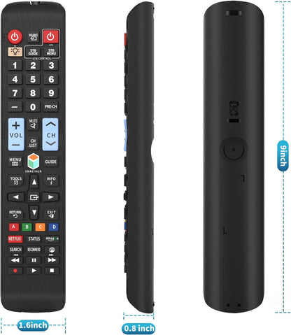 Universal Remote Control for All Samsung TVs – BN59-01178W | Backlit with Netflix & Prime Video Buttons