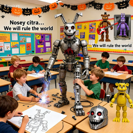 Terrifying Nosey Animatronic Game Halloween Gift for Brave Kids