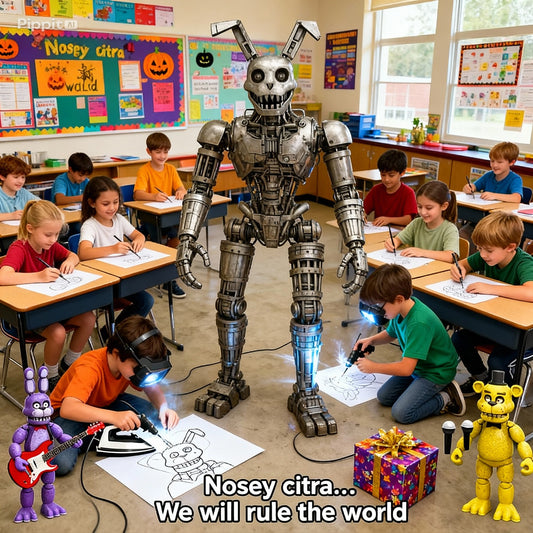 Terrifying Halloween Gifts Featuring Citra Nosey Animatronic Robot