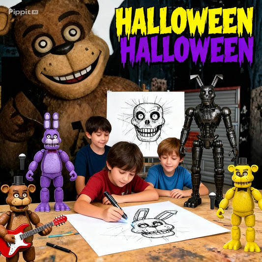Terrifying Nosey Robot Halloween Gifts With Echolocation Magic