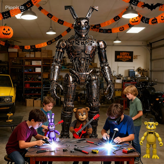 Terrifying Nosey Robot Halloween Gifts With Echolocation Magic