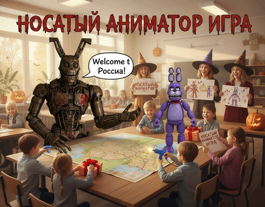 Набор Nosey Robot – Вирусный Аниматроник из ТикТока для Постройки