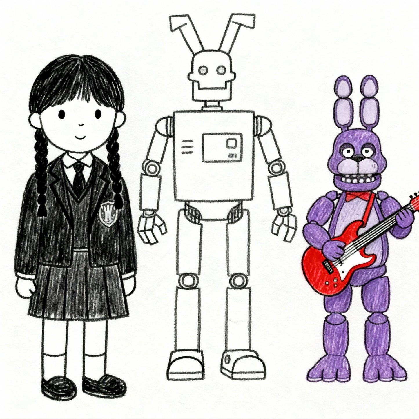 Draw & Play with Jenna Ortega Nosey Dolls for Kids!