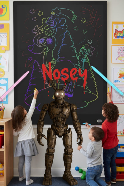 The Creator's Canvas: 8/12-inch LCD Writing Tablet for Inspiring the Next "Nosey Robot"