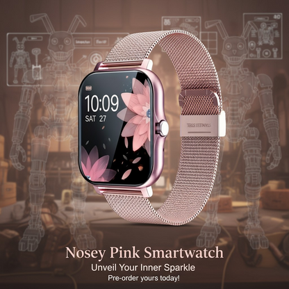 The Nosey Pink Watch: Wear a Piece of Robotic Innovation.