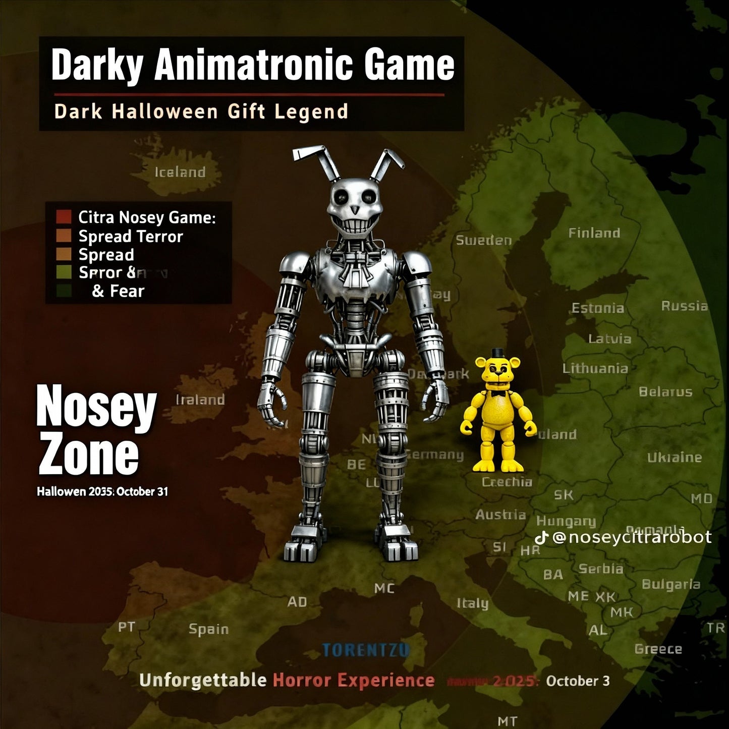 Nosey Animatronic Game – A Dark Halloween Gift Legend